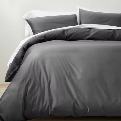 Supima Washed Sateen Duvet & Sham Set - Casaluna™ | Target