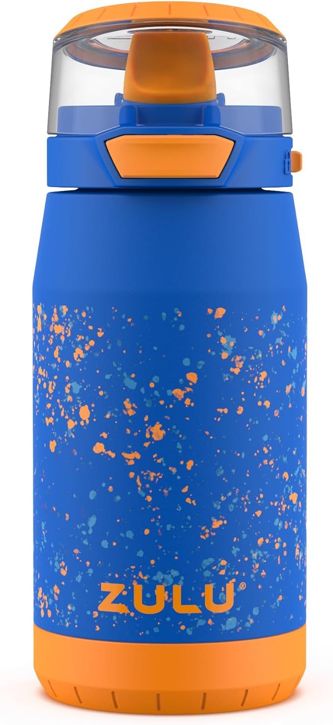 ZULU Kids Flex 12oz Tritan Stainless Steel Insulated Water Bottle with Silicone Spout, Leak-Proof... | Amazon (US)