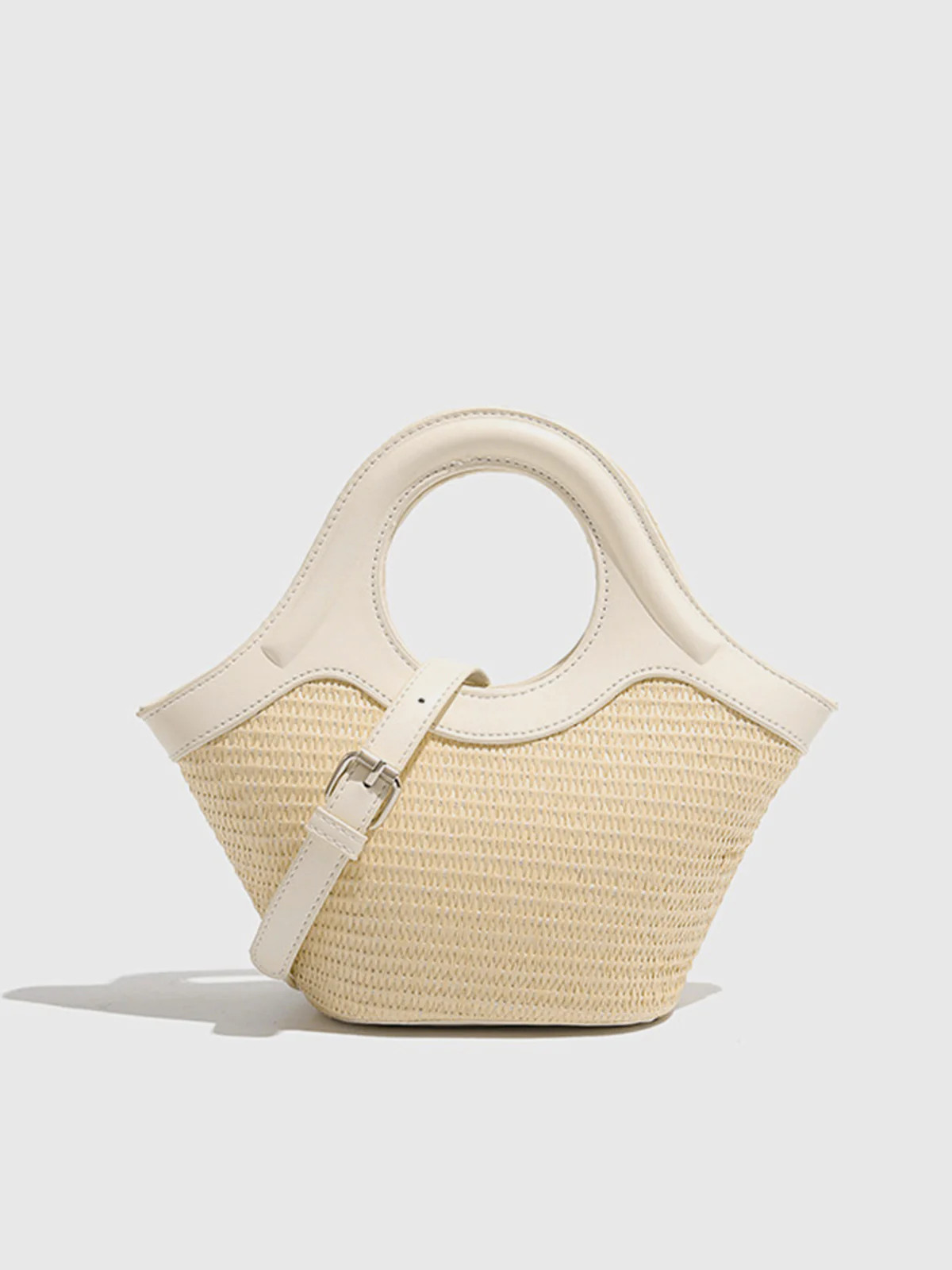 Ivory Strand Circle Bag | Commense