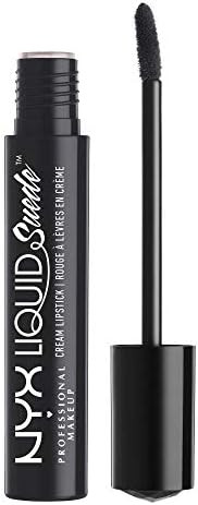 NYX PROFESSIONAL MAKEUP Liquid Suede Cream Lipstick - Alien (Black) | Amazon (US)