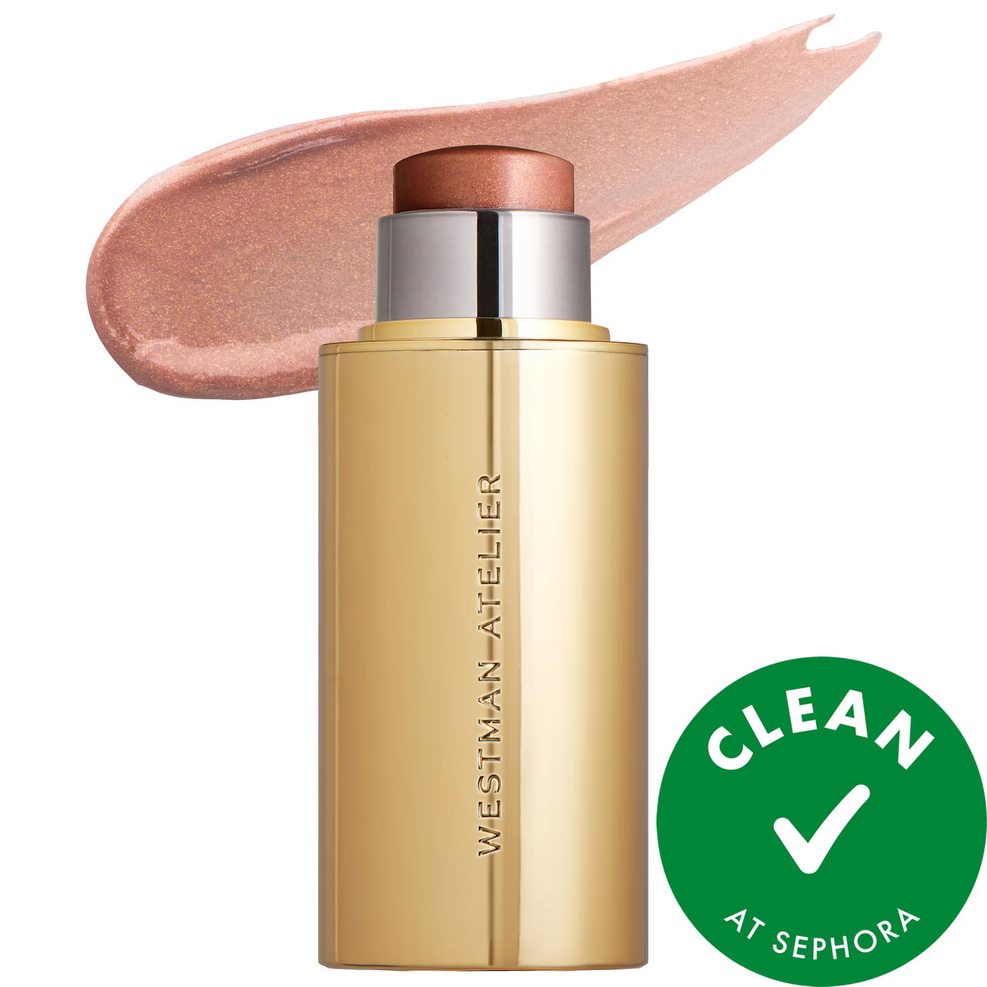 Westman Atelier Lit Up Glassy Gel Highlighter Stick Brûlée 0.17 oz / 5 g | Sephora (US)