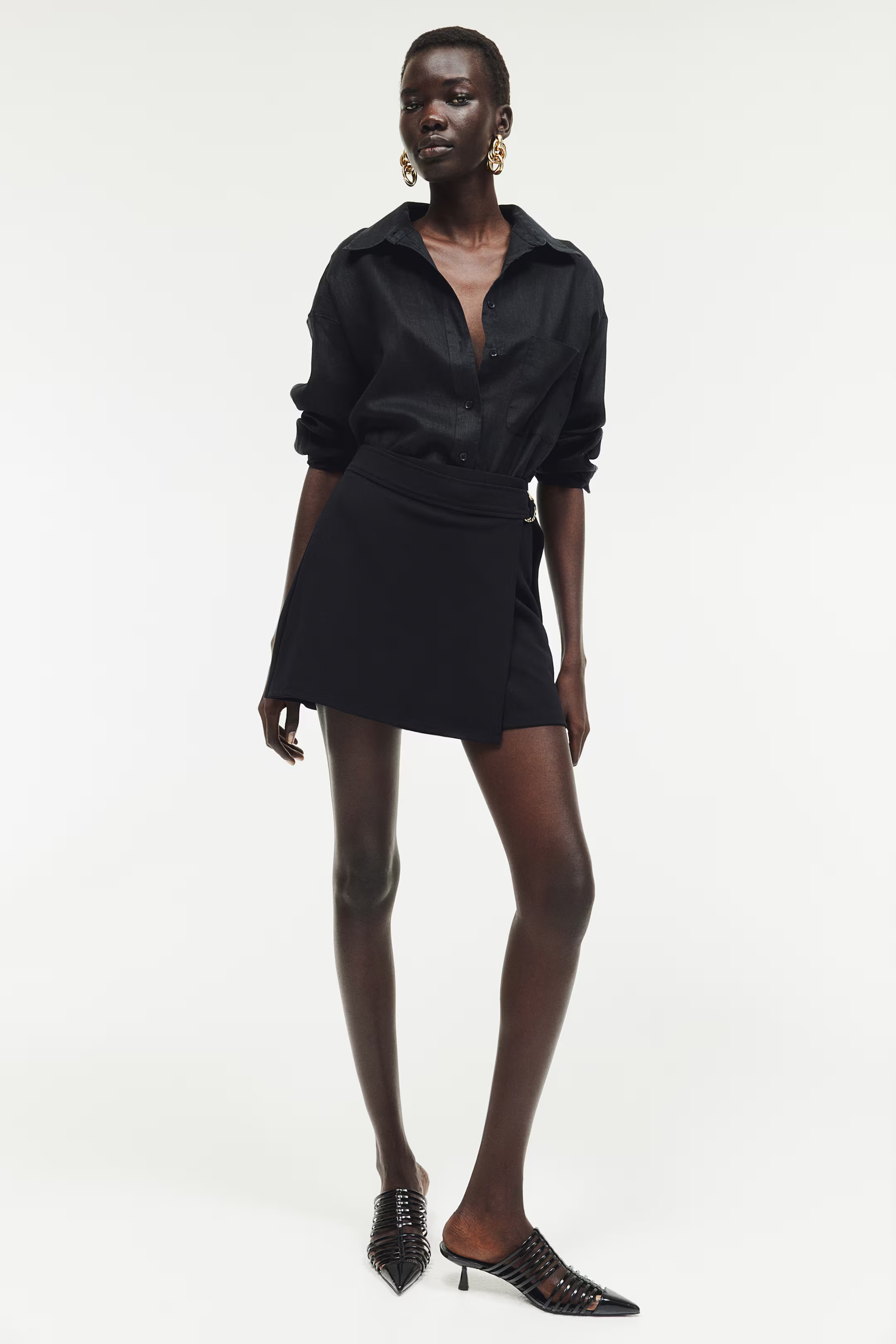 Jersey wrap skort | H&M (UK, MY, IN, SG, PH, TW, HK)