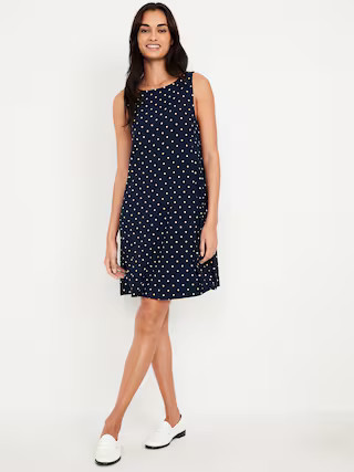 Sleeveless Mini Swing Dress | Old Navy (US)