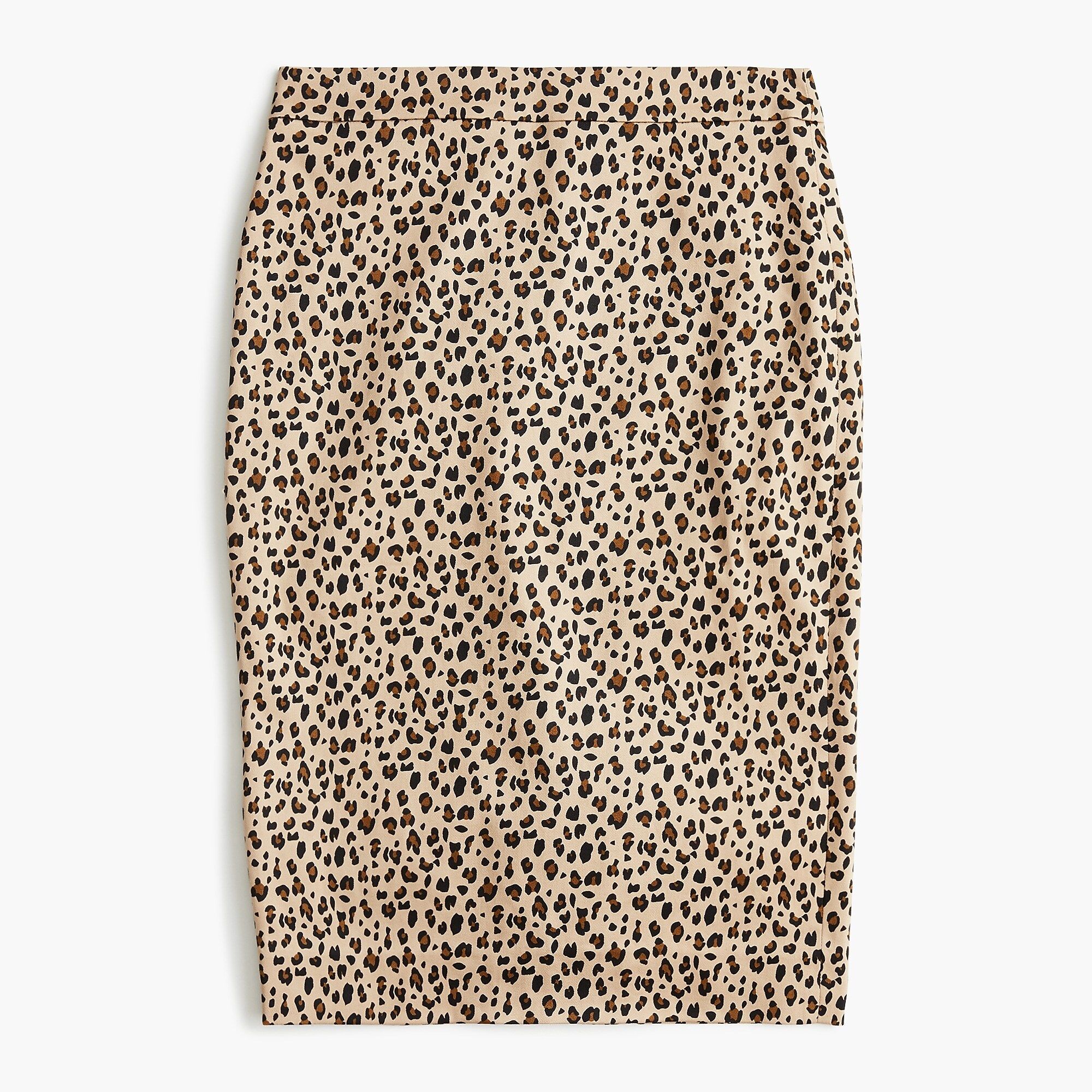 No 2. Pencil® skirt in leopard bi-stretch cotton | J.Crew US