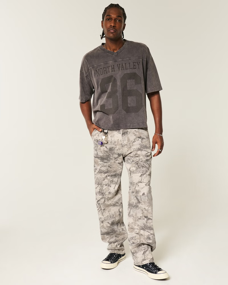 Camo Super Baggy Painter Jeans | Hollister (US)