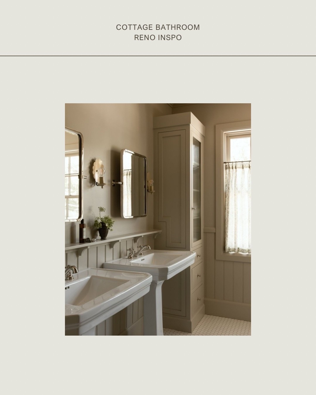 Cottage bathroom Reno inspo 

#LTKHome #LTKSaleAlert