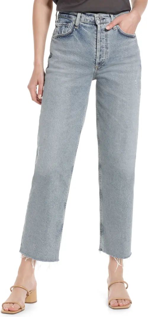 Florence High Waist Wide Straight Leg Jeans | Nordstrom