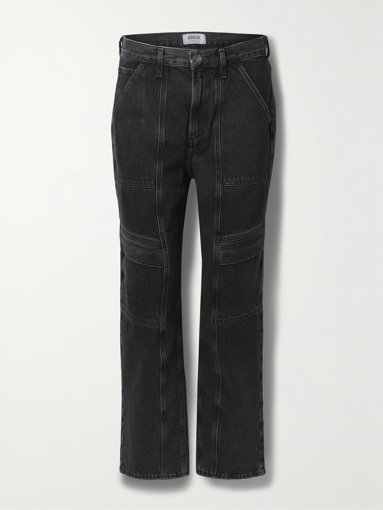 Cooper Cargo high-rise straight-leg organic jeans | NET-A-PORTER (US)