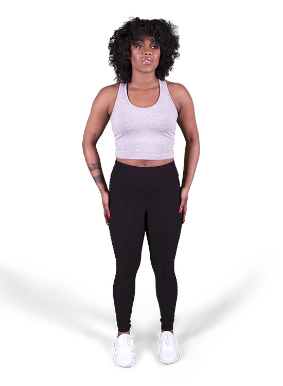Perfect Sculpt Anti Cellulite Compression Butt Lift Workout Leggings for Women (Black, XX-Large) ... | Walmart (US)