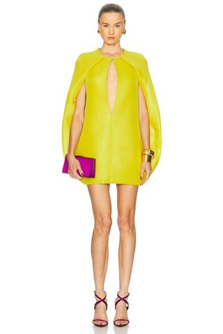 Brandon Maxwell The Juniper Dress in Yellow,Mustard | FWRD 