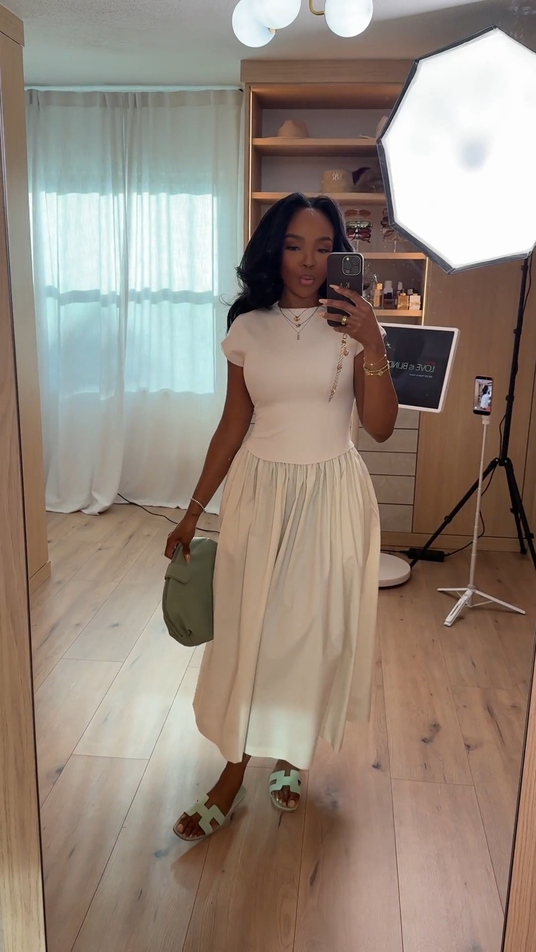Scroll to shop!! The fitted bodice and flowy skirt create a flattering silhouette, while the soft neutral tone pairs beautifully with sandals and a statement bag.

Perfect for brunch, vacation outfits, casual summer days, travel outfits, and daytime events.

#LTKgrwm #LTKootd #LTKPetite