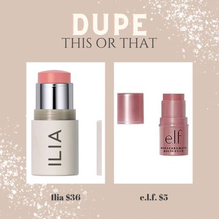 Dupe!
This or That?
Ilia vs e.l.f.
$36 vs $5

#LTKbeauty #LTKsalealert #LTKstyletip