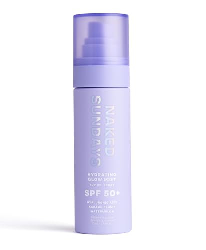 Naked Sundays SPF50+ Hydrating Glow Mist 75ml - Daily Face Sunscreen Spray, SPF Face Spray, Sunscreen Spray for Face, Face Mist Sunscreen | Amazon (US)