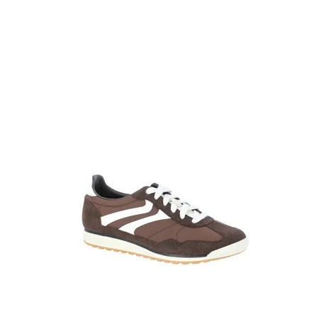 No Boundaries Retro Lace-Up Sneakers, Women’s | Walmart (US)