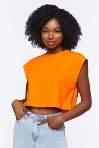 Crew Neck Cap-Sleeve Tee | Forever 21 (US)