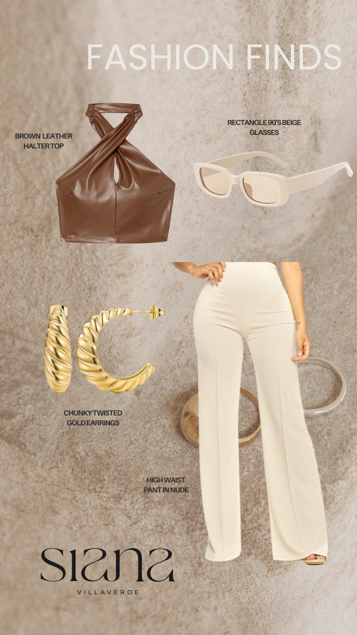 The perfect nude look 🤎 Amazon Fashion Finds for going out!💃

fashion, nude outfit, classy outfit, outfit ideas, OOTD, nude, pants, halter top, earrings, glasses, dinner outfit, night outfit, style, party, nude look, women outfit, elegant.

#LTKStyleTip #LTKFindsUnder50 #LTKSeasonal