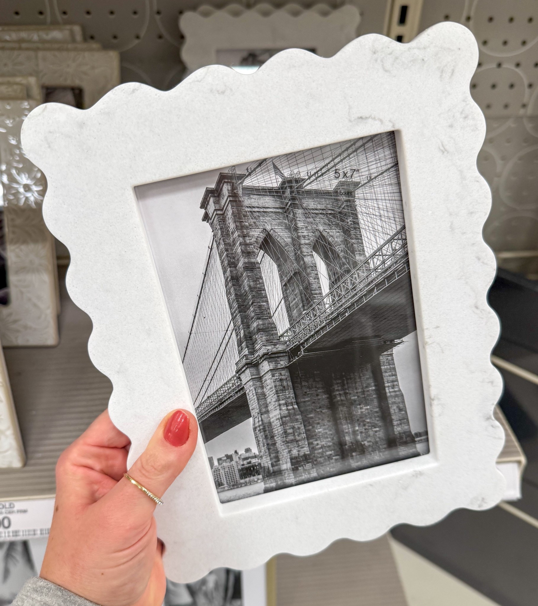 Beautiful marble picture frame 

#LTKHome #LTKSeasonal #LTKFindsUnder50