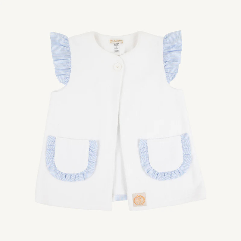 Callie Cover Up - Worth Avenue White | The Beaufort Bonnet Company