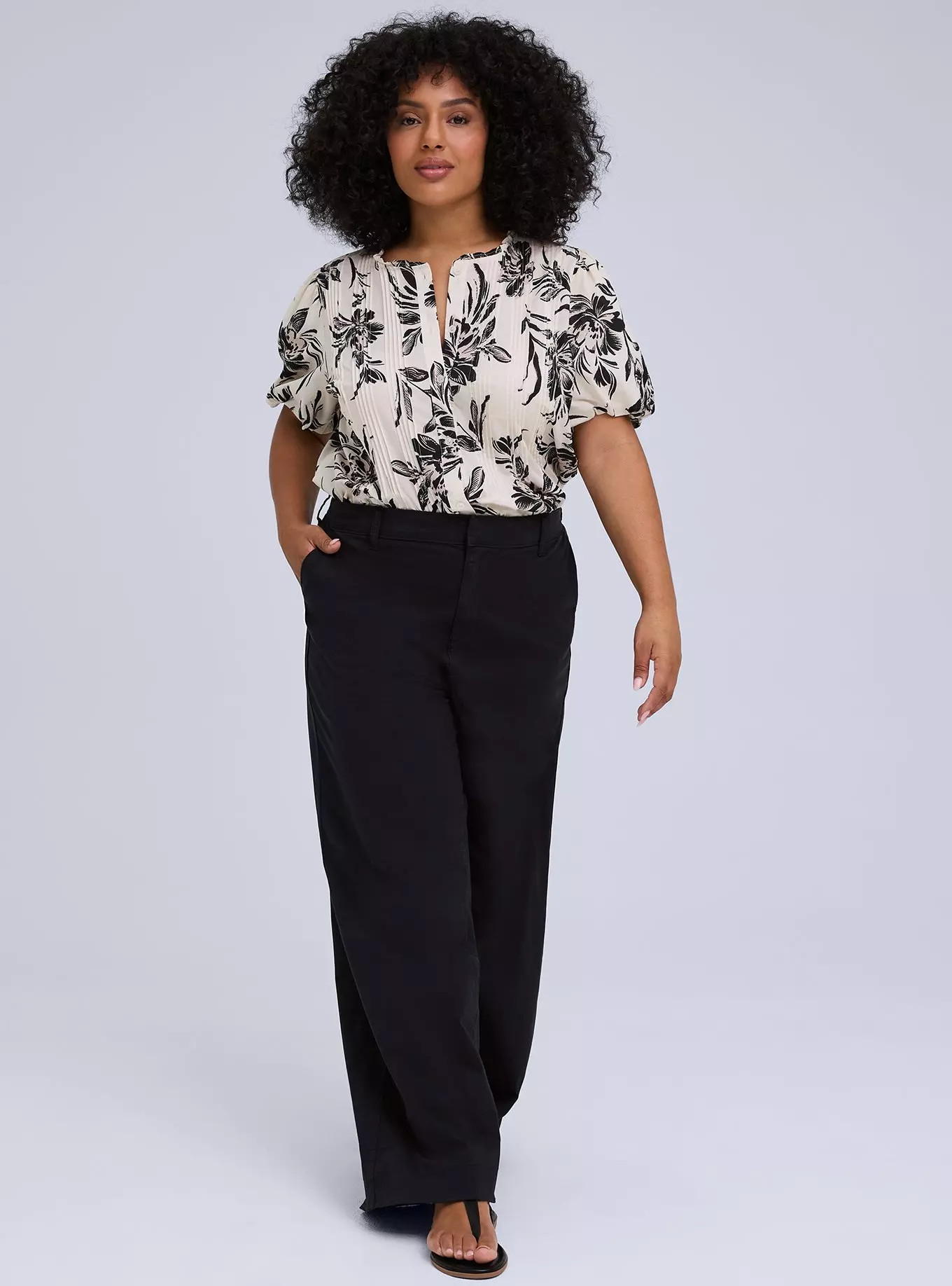 Belle Isle Wide Leg Ankle Trouser | Torrid (US & Canada)