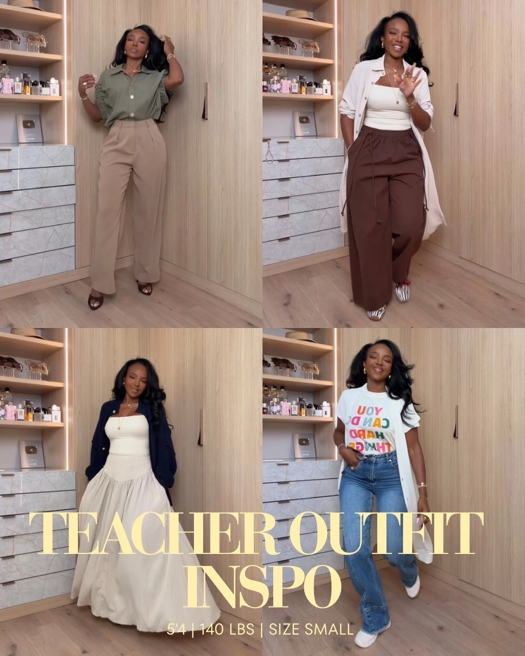 Scroll to shop! ✨ Easy teacher outfit for women. Everything from this look is linked below. 👇🏽    

Wearing: Size Small | 5’4” | 140 lbs | Denim 2 Long

📲   Download the FREE LTK app & follow me (@kirasfashionfinds) to shop all my daily finds.  #LTKootd #LTKPetite #LTKU