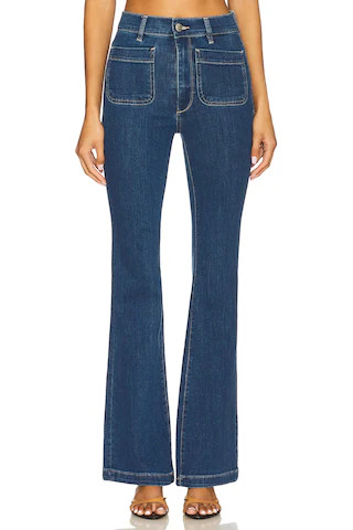 DL1961 Bridget High Rise Bootcut Instasculpt™ Jeans in Blue Water from Revolve.com | Revolve Clothing (Global)