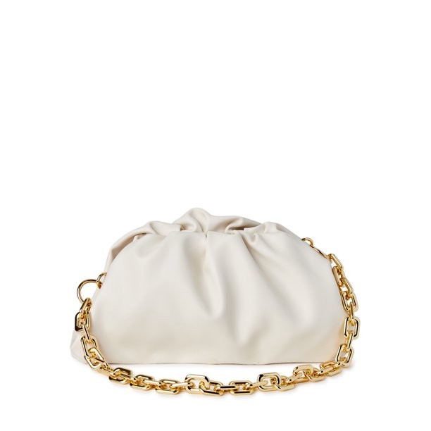 Scoop Ruched Clutch Handbag - Walmart.com | Walmart (US)
