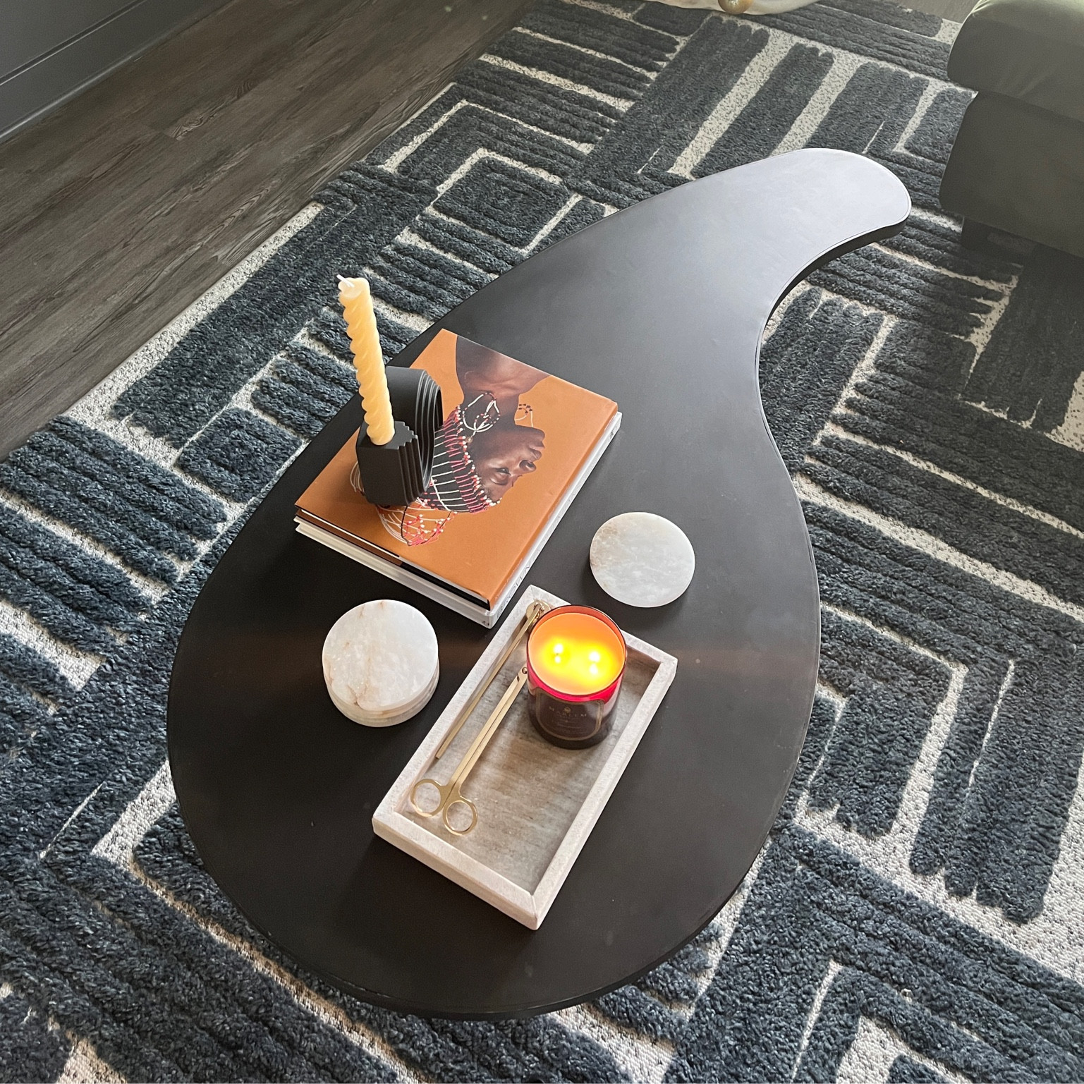 Coffee table styling made simple ☕✨ A few key pieces—like a chic tray, some textured books, and a candle—can transform your space into a cozy focal point. Tap to shop the details and elevate your living room in minutes! 

Coffee Table Decor | Home Styling 

#LTKFindsUnder100 #LTKFindsUnder50 #LTKHome