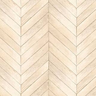Patton Chevron Wood Vinyl Strippable Roll (Covers 55 sq. ft.) G67999 - The Home Depot | The Home Depot