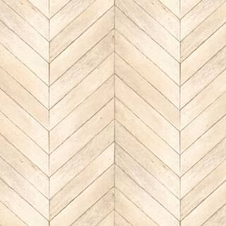 Patton Chevron Wood Vinyl Strippable Roll (Covers 55 sq. ft.) G67999 - The Home Depot | The Home Depot