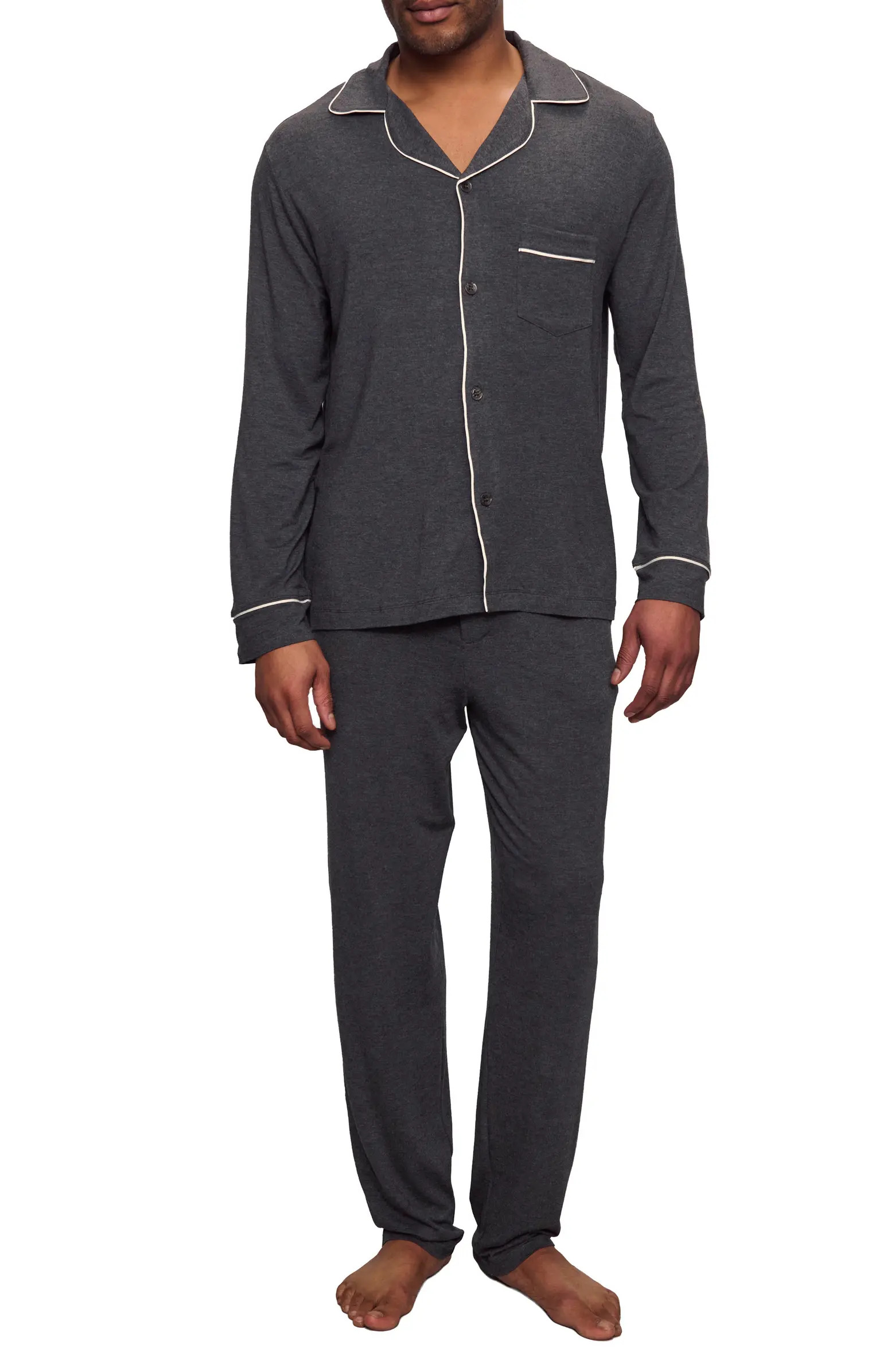 William Stretch Tencel® Modal Long Pajamas | Nordstrom