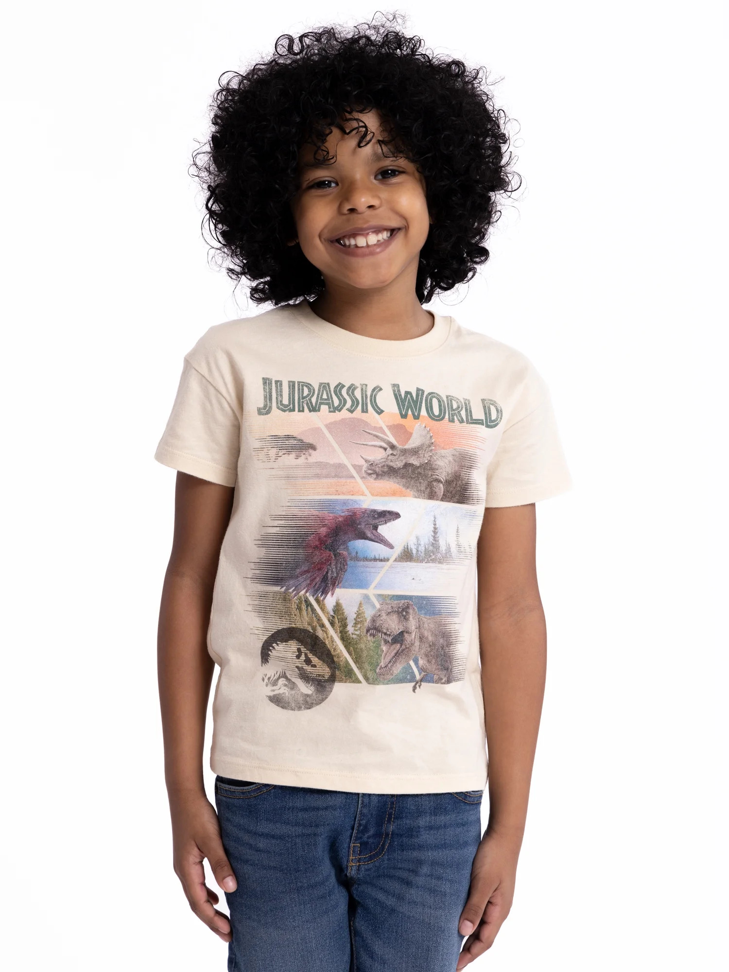 Jurassic World Toddler Boys Short Sleeve Crewneck T-Shirt, Sizes 12M-5T | Walmart (US)