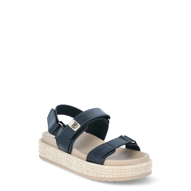 Madden NYC Women's Raffia Platform Sandals | Walmart (US)