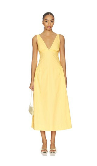 Posse Lindie Dress in Yellow. - size S | Revolve Clothing (Global)