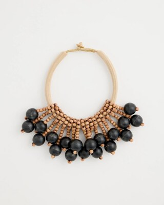 Women's Chico's x Romi Cameo Necklace in Black | Chico's