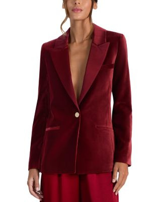 Alice and Olivia Silas Velvet Blazer | Bloomingdale's Women | Bloomingdale's (AU)