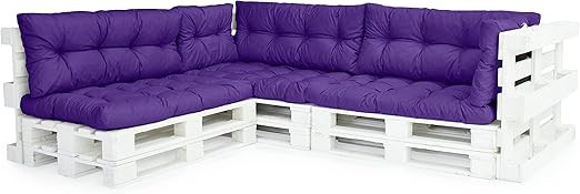 Gardenista Garden Tufted Pallet Seating Cushion Sets | Water Resistant Seat Cushions | For Standa... | Amazon (UK)