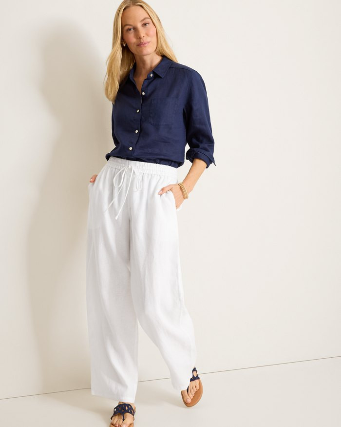 Two Palms High-Rise Linen Easy Pants | Tommy Bahama