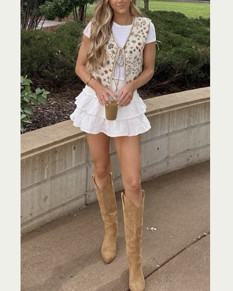 Cowgirl chic | country chic | cute country outfit ideas | aesthetic country concert inspo ✨🤎🍂

#countryconcert #ltkcountry #ltkwestern #prefall #winterboots 