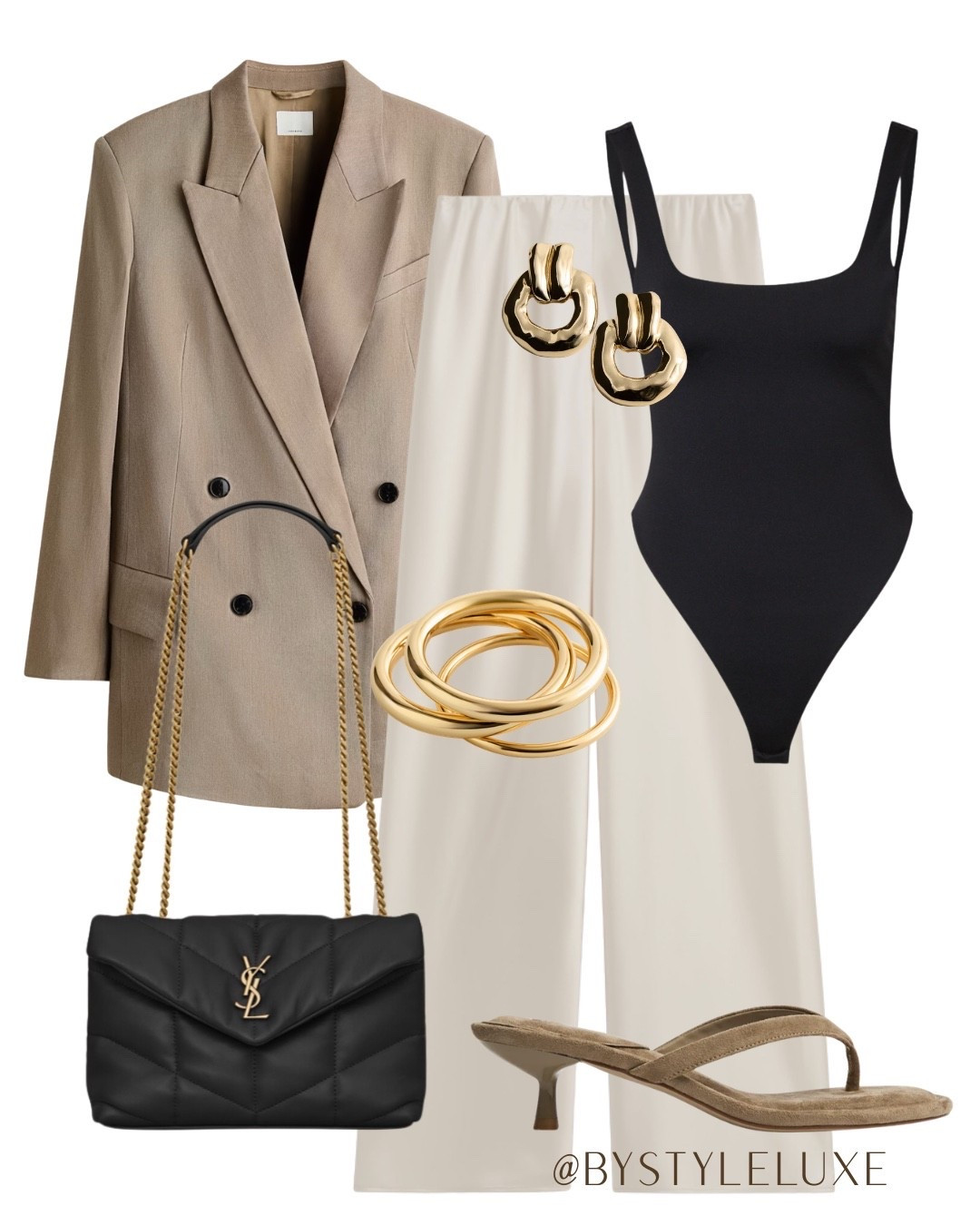 BLAZER - An elevated evening look with an oversized blazer, satin trousers and suede heels. 

#blazer #satin #springoutfit 

#LTKspring #LTKsummer #LTKshoes