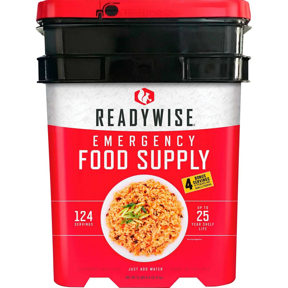 Readywise Emergency Food Supply, 124 servings + 8 Bonus Servings - Walmart.com | Walmart (US)
