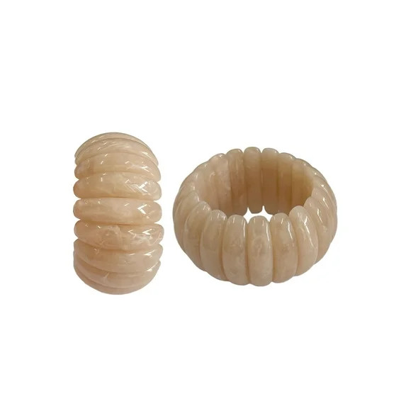 Time and Tru Stretch Bangle Bracelet Ivory for Female Adults and Teens | Walmart (US)