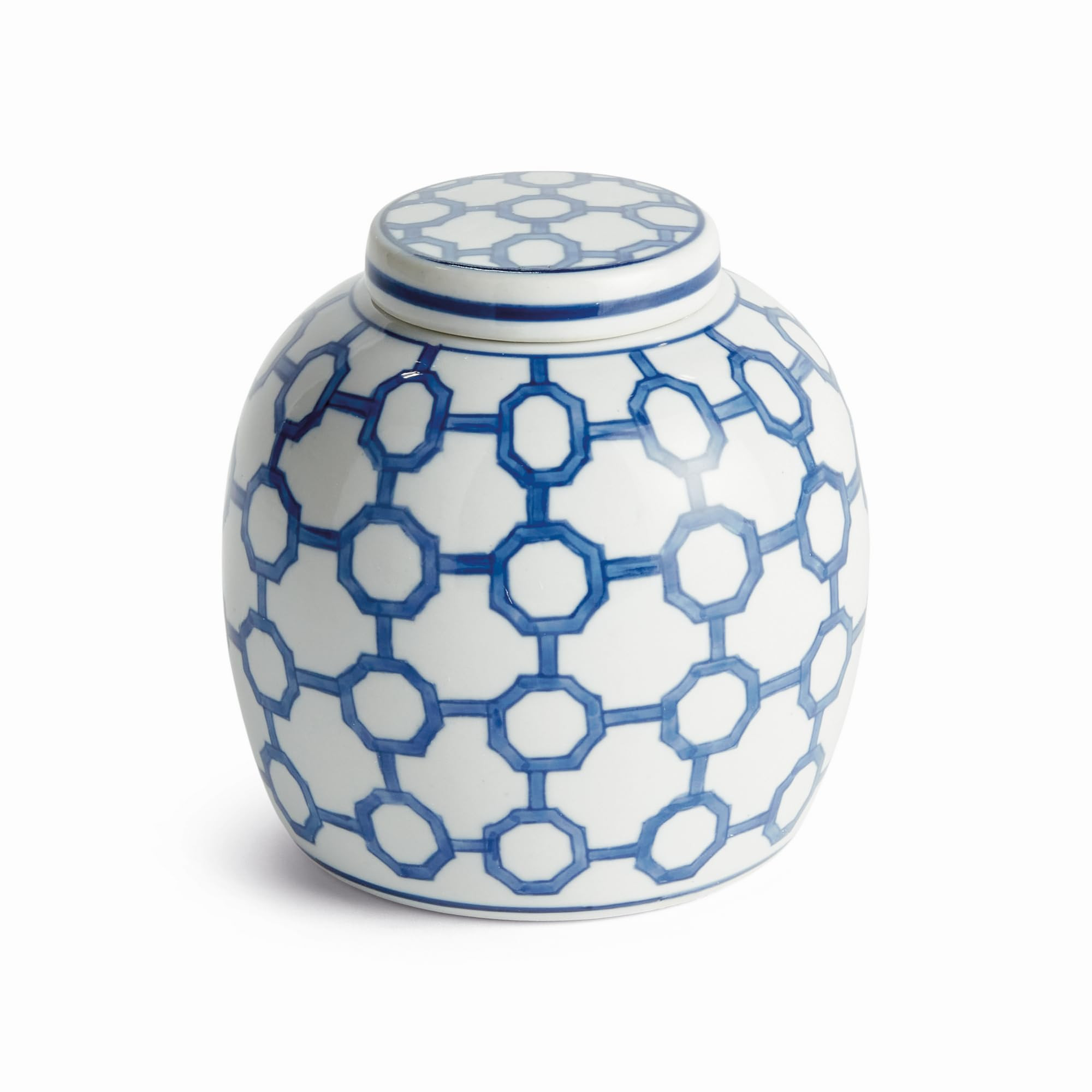 Napa Home & Garden BB Dynasty Link Lidded Jar - Blue & White Chinoiserie Blue,White | Amazon (US)