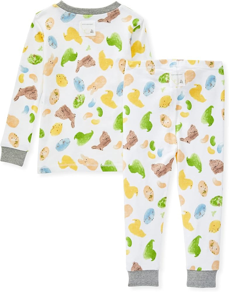 Burt's Bees Baby Baby Boys' Pajamas, Tee and Pant 2-Piece Pj Set, 100% Organic Cotton | Amazon (US)