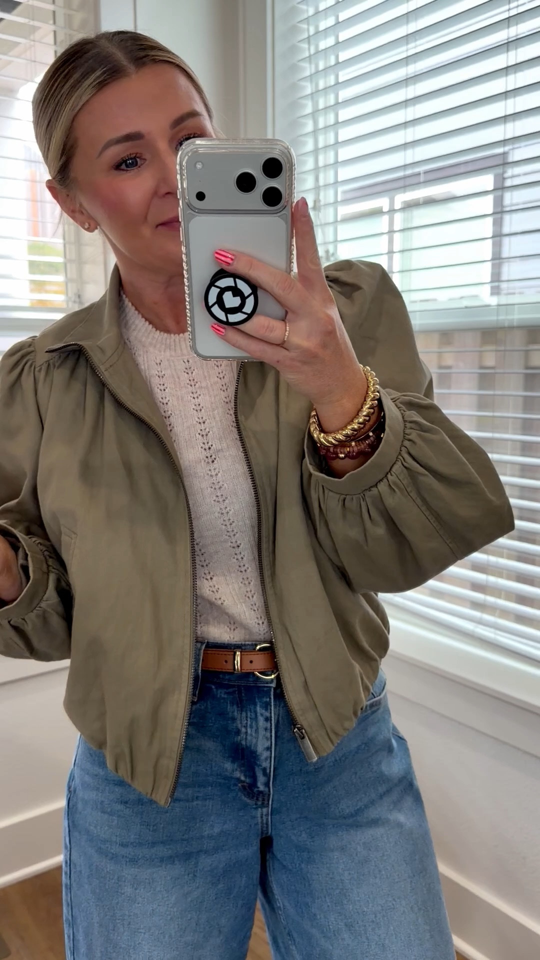 Transitional spring outfit 🤍

Ultra wide leg jeans + lightweight jacket = elevated everyday style without sacrificing comfort.

These high waisted wide leg jeans are flattering, elongating, and petite-friendly. Perfect for school drop-off, errands, or casual work days. Wear now, wear all spring — just swap the jacket for a tee when it warms up.

Everything linked ✨
Size 4 short in the @Express jeans
Small jacket and sweater tee from @Target 

#LTKPetite #LTKOver40 #LTKSaleAlert