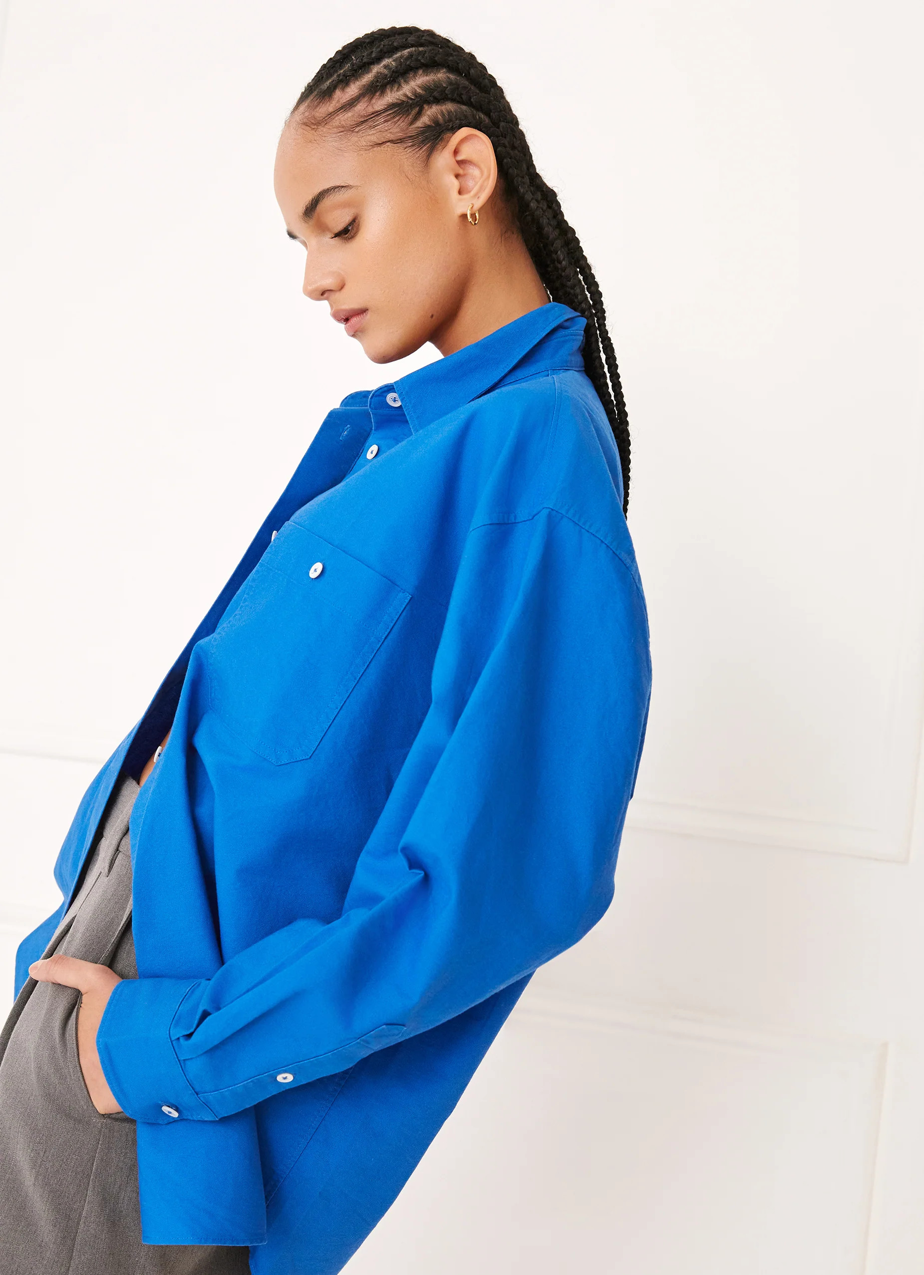 Classic Button Up Cobalt | Something Navy | Something Navy