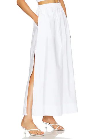 AEXAE Maxi Skirt in White from Revolve.com | Revolve Clothing (Global)