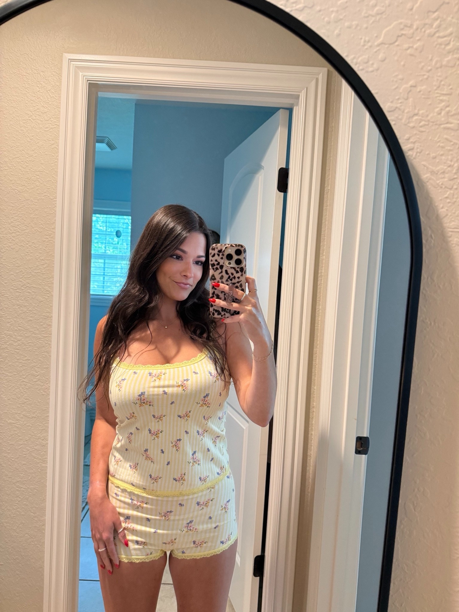 loving this cutie little sleep set. The yellow and white stripe is perfect for summer 🌼

Pjs, lounge set, sleep set, lace cami

#LTKmorningroutine #LTKselfcare #LTKHome