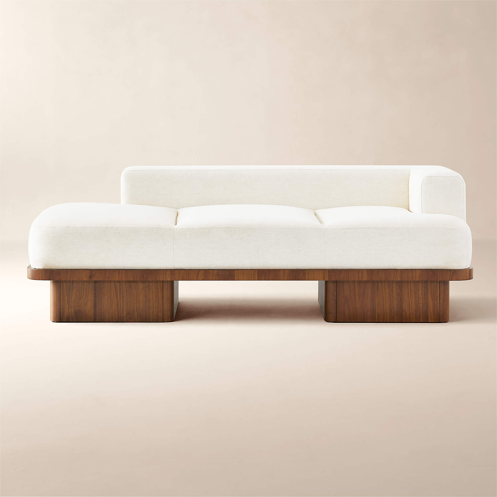 Serafin 81" Snow White Performance Fabric Daybed + Reviews | CB2 | CB2