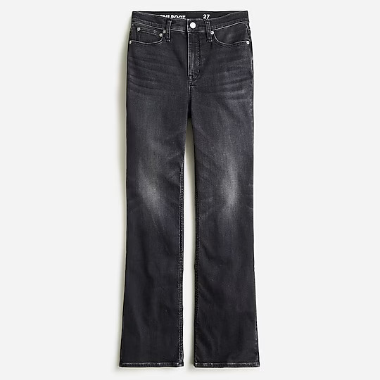 High-rise slim demi-boot jean in Charcoal wash | J. Crew US
