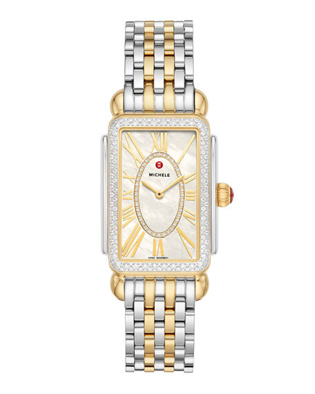 Deco Park 2-Tone Diamond Watch | Neiman Marcus